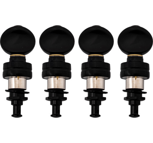 Clavijero Gotoh Ukelele Negro Cromo UPT/UBB-BC