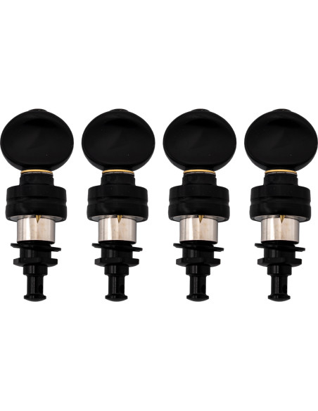 Gotoh Ukelele Machine Head Black Chrome UPT/UBB-BC