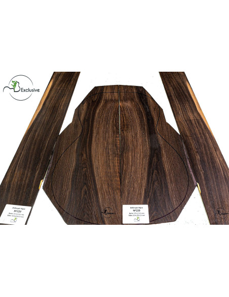 Set Único de Palo Santo de Río n. 229 chitarra classica MB Exclusive