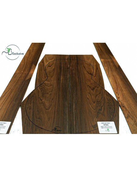 Set Único de Palo Santo de Río Nr. 201 Konzertgitarre MB Exclusive