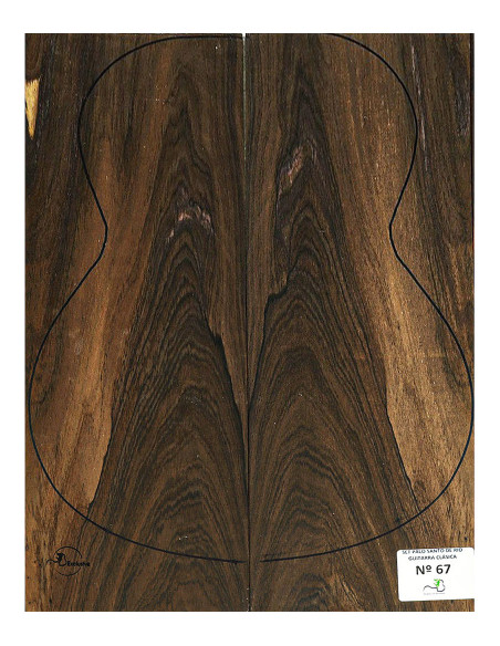 Set Único de Palo Santo de Río Nr. 67 Konzertgitarre MB Exclusive
