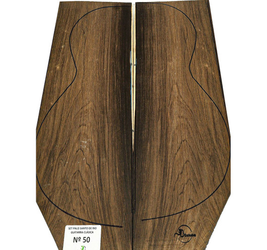 Set de Palo Santo de Río n. 50 | chitarra classica| pezzos Únicas