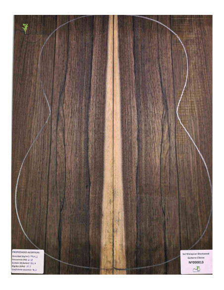 Set Malaysian Blackwood Master classica MB Exclusive n.000013 | Maderas Barber