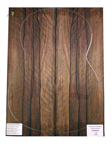 Set Malaysian Blackwood Master Konzertgitarre MB Exclusive Nr.000012 | Maderas Barber