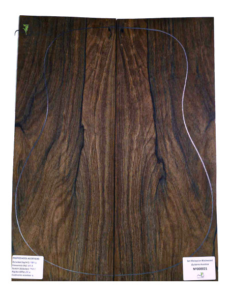 Set Malaysian Blackwood Akustikgitarre MB Exclusive Nr.184| Maderas Barber