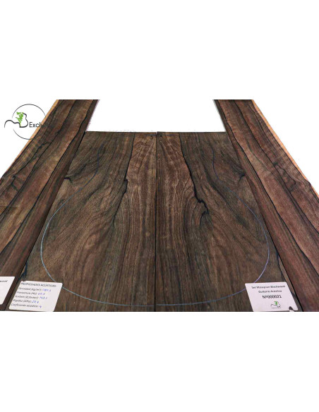 Set Malaysian Blackwood Akustikgitarre MB Exclusive Nr.184| Maderas Barber