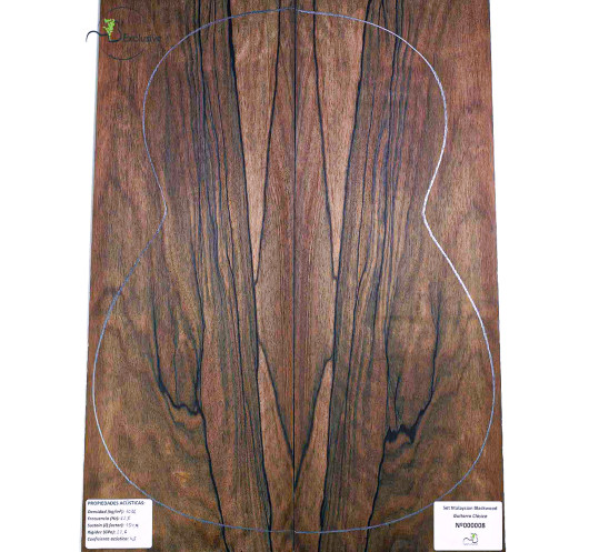 Jeu Malaysian Blackwood MB Exclusive Nº174 Guitare Classique|Maderas Barber