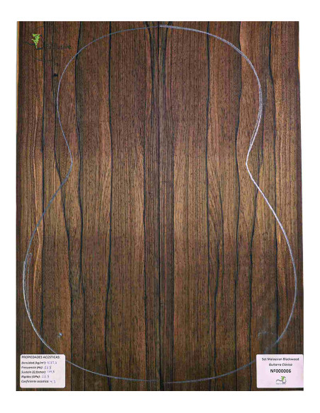 Jeu Malaysian Blackwood MB Exclusive Nº172 Guitare Classique|Maderas Barber