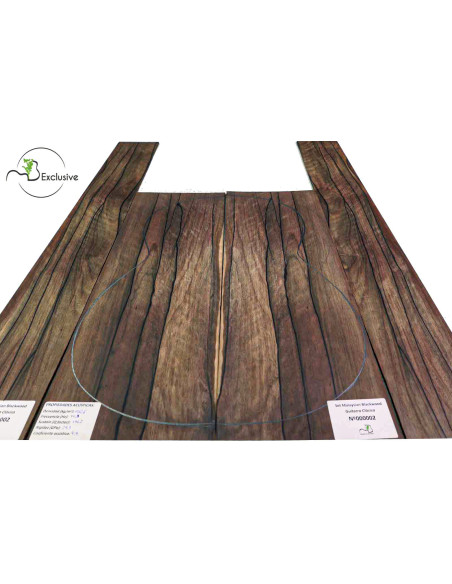 Set Malaysian Blackwood chitarra classica MB Exclusive n.168 | Maderas Barber