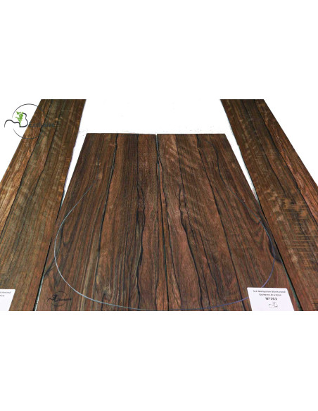 Jeu Malaysian Blackwood Guitare Acoustique MB Exclusive Nº163 |Maderas Barber