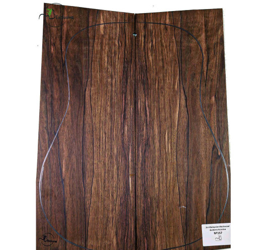 Jeu Malaysian Blackwood Guitare Acoustique MB Exclusive Nº157 |Maderas Barber