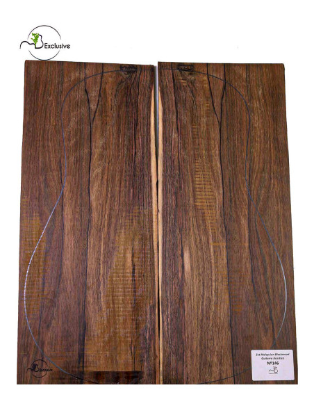 Malaysian Blackwood Set Nº146 Acoustic Guitar MB Exclusive | Unique Pcs