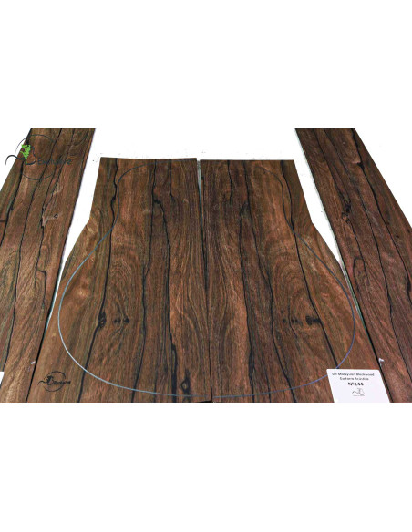 Malaysian Blackwood Set Nº144 Acoustic Guitar MB Exclusive | Unique Pcs