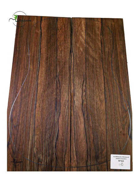Malaysian Blackwood Set Nº163 Acoustic Guitar MB Exclusive | Unique Pcs