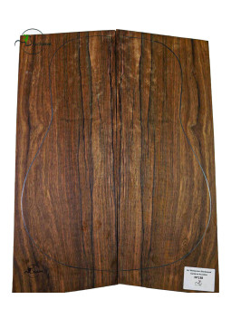 Jeu Malaysian Blackwood Guitare Acoustique MB Exclusive Nº138 |Maderas Barber