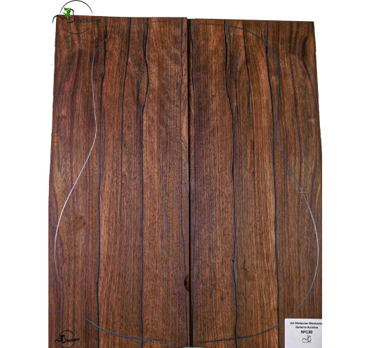 Jeu Malaysian Blackwood Guitare Acoustique MB Exclusive Nº130 |Maderas Barber