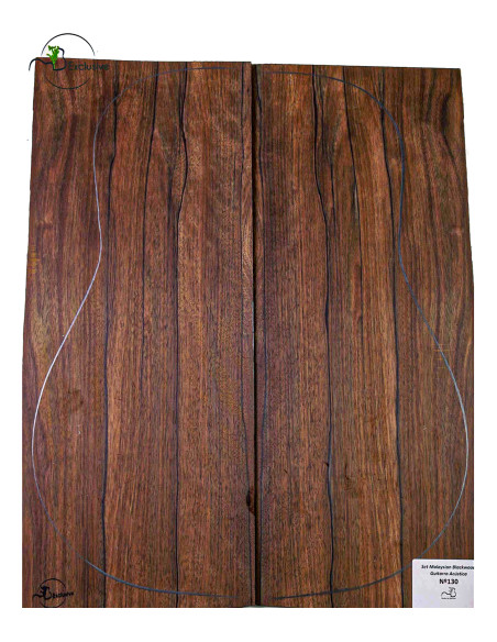 Malaysian Blackwood Set Nº130 Acoustic Guitar MB Exclusive | Unique Pcs