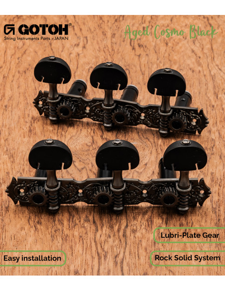 Meccanica Gotoh 35ARB510MF/KB chitarra classica | Maderas Barber