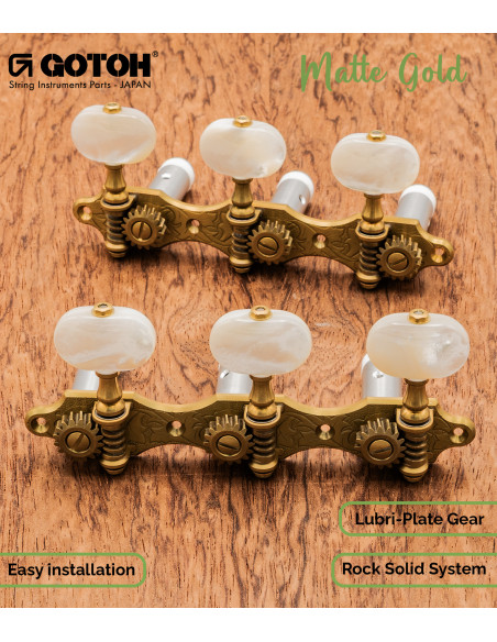 Gotoh Tuning Machine 35AR510QC/M-MTG Classical Guitar | Maderas Barber
