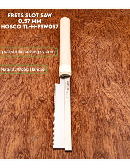Hosco TL-H-FSW057 Japanese Fret Slot Saw 0.57 mm | Maderas Barber