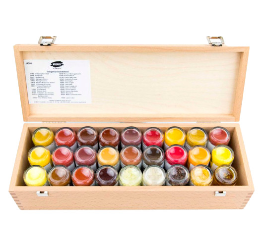 Assortiment de Pigments et Résines pour Luthiers