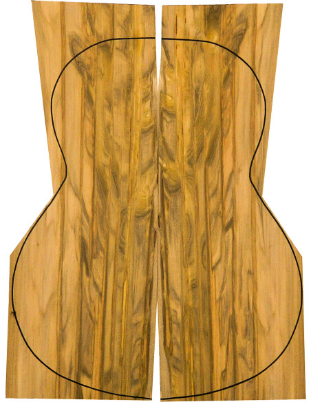 Fonds en Red Gum pour Guitare Classique | Maderas Barber