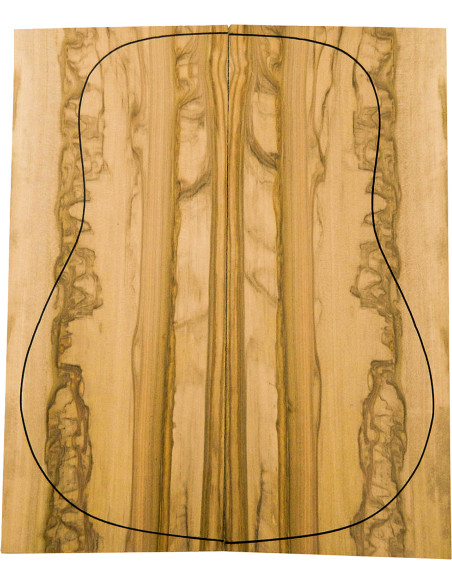 Fonds Red Gum Guitare Acoustique