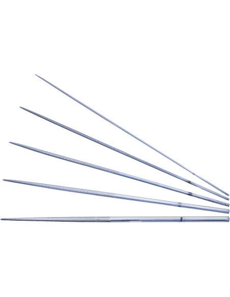 Limes Rondes Hosco TL-BF5LR Revêtement Anti-Encrassement Set de 5