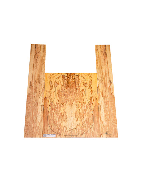 Jeu Hêtre Spalted Nº3 Guitare Acoustique MB Exclusive | Maderas Barber