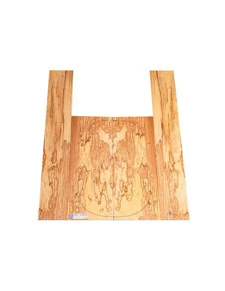 Set spalted Buche Akustikgitarre MB Exclusive Nr.4 | Maderas Barber