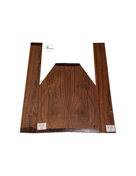 Set palissandro Madagascar n. 155 classica | Maderas Barber