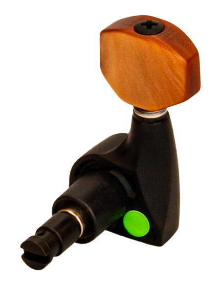 Clavijero Gotoh SGS510ZMG/P8-LBS - Negro Satinado - Botones Ámbar Nacarado - Bloqueo | Maderas Barber