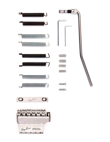 Trémolo Vega-Trem VT1 Special 2 Pivotes Brillante para Guitarra Tipo ST | Maderas Barber
