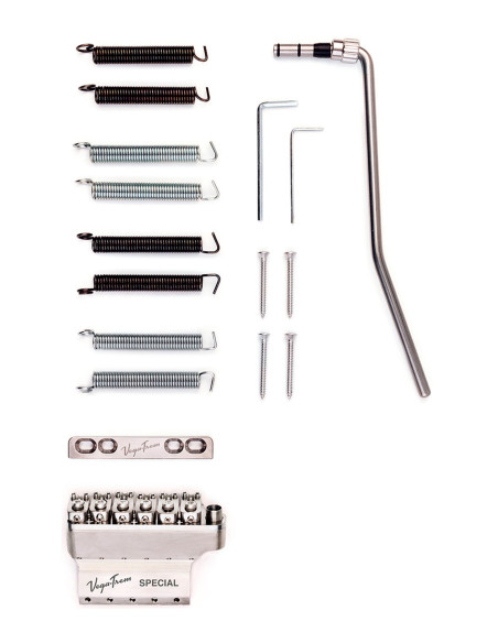 Trémolo Vega-Trem VT1 Special Standard Brillante para Guitarra Tipo ST | Maderas Barber