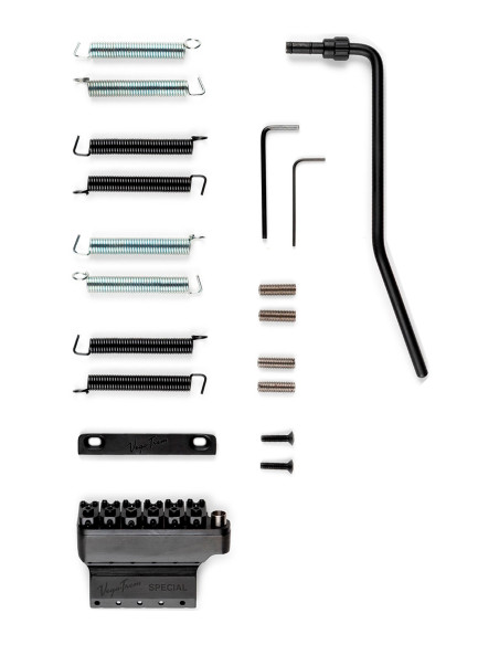 Trémolo Vega-Trem VT1 Special 2 Pivotes Negro para Guitarra Tipo ST | Maderas Barber