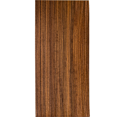 Plaque de tête en Santos Rosewood FSC 100% avec grain marqué et teinte naturelle