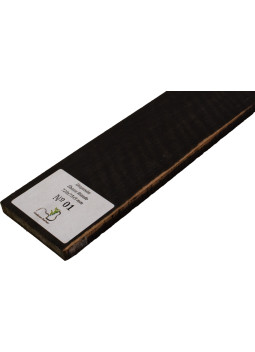 Touche en ébène ondé 720x75x9 mm MB Exclusive N°1, détail du grain ondé