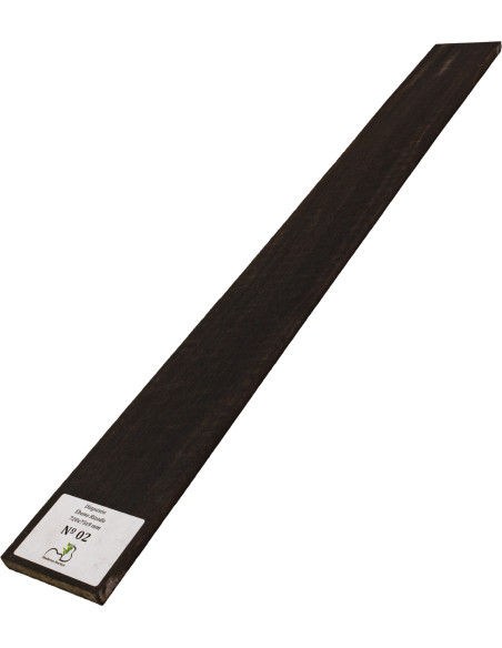 Curly Ebony Fingerboard 720x75x9 mm MB Exclusive No.2, full view