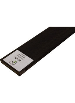 Diapasón de Ébano Rizado 720x75x9 mm MB Exclusive Nº8, detalle del rizo natural