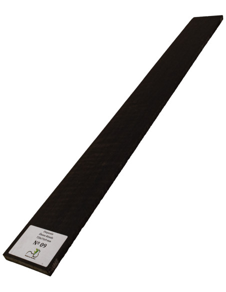 Touche en ébène ondé 720x75x9 mm MB Exclusive N°9, vue complète