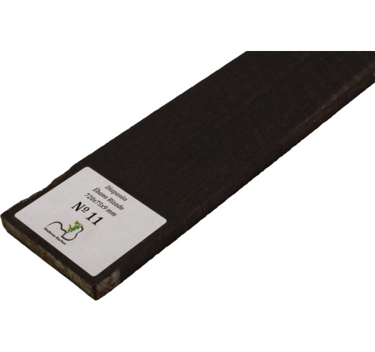 Touche en Ébène Ondée 720x75x9 mm MB Exclusive Nº11 | Maderas Barber