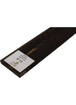 Curly Ebony Fingerboard 720x75x9 mm MB Exclusive No.13, natural curl detail