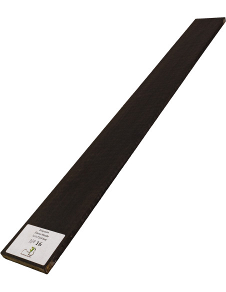 Curly Ebony Fingerboard 720x75x9 mm MB Exclusive No.16, full view