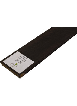 Touche en ébène ondé 720x75x9 mm MB Exclusive N°16, détail du grain ondé