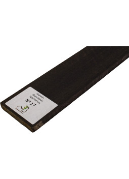 Diapasón de Ébano Rizado 720x75x9 mm MB Exclusive Nº17, detalle del rizo natural