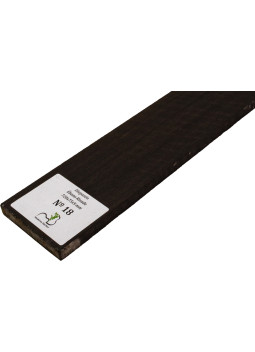 Diapasón de Ébano Rizado 720x75x9 mm MB Exclusive Nº18, detalle del rizo natural