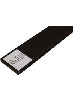 Touche en ébène ondé 470x75x9 mm MB Exclusive N°3, détail du grain ondé
