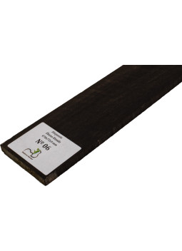 Diapasón de Ébano Rizado 470x75x9 mm MB Exclusive Nº6, detalle del rizo natural