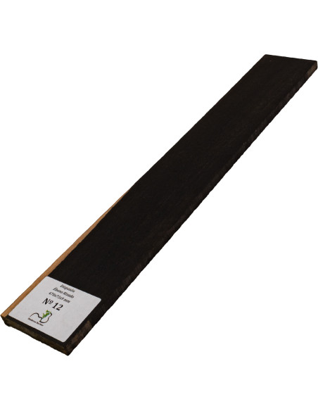Curly Ebony Fingerboard 470x75x9 mm MB Exclusive Nº12 | Maderas Barber