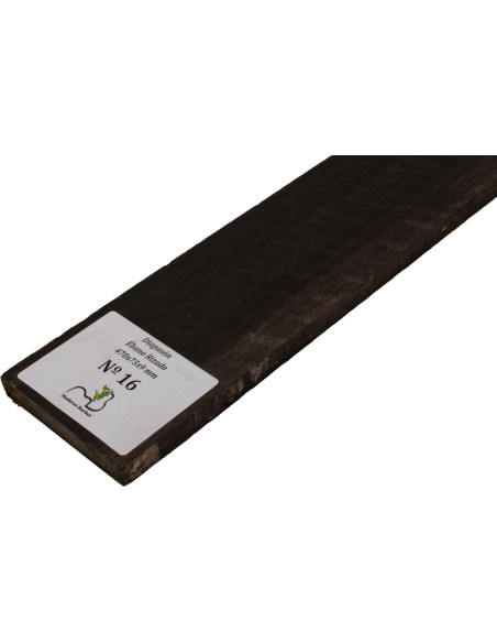 Curly Ebony Fingerboard 470x75x9 mm MB Exclusive Nº16 | Maderas Barber